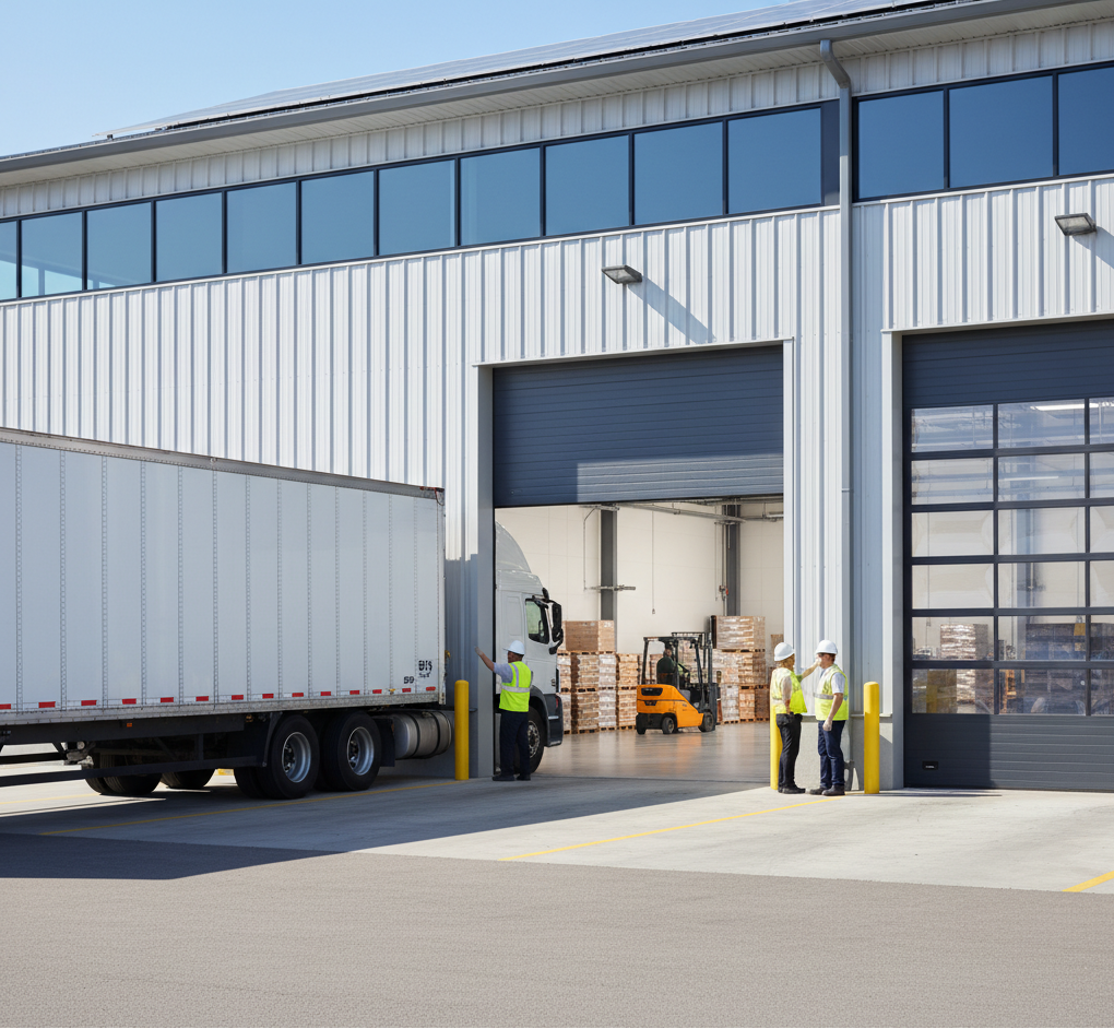 Modern Aluminum Garage Door