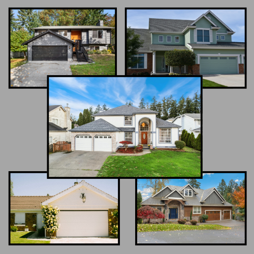 Modern Residential Garage Door with Curb Appeal
