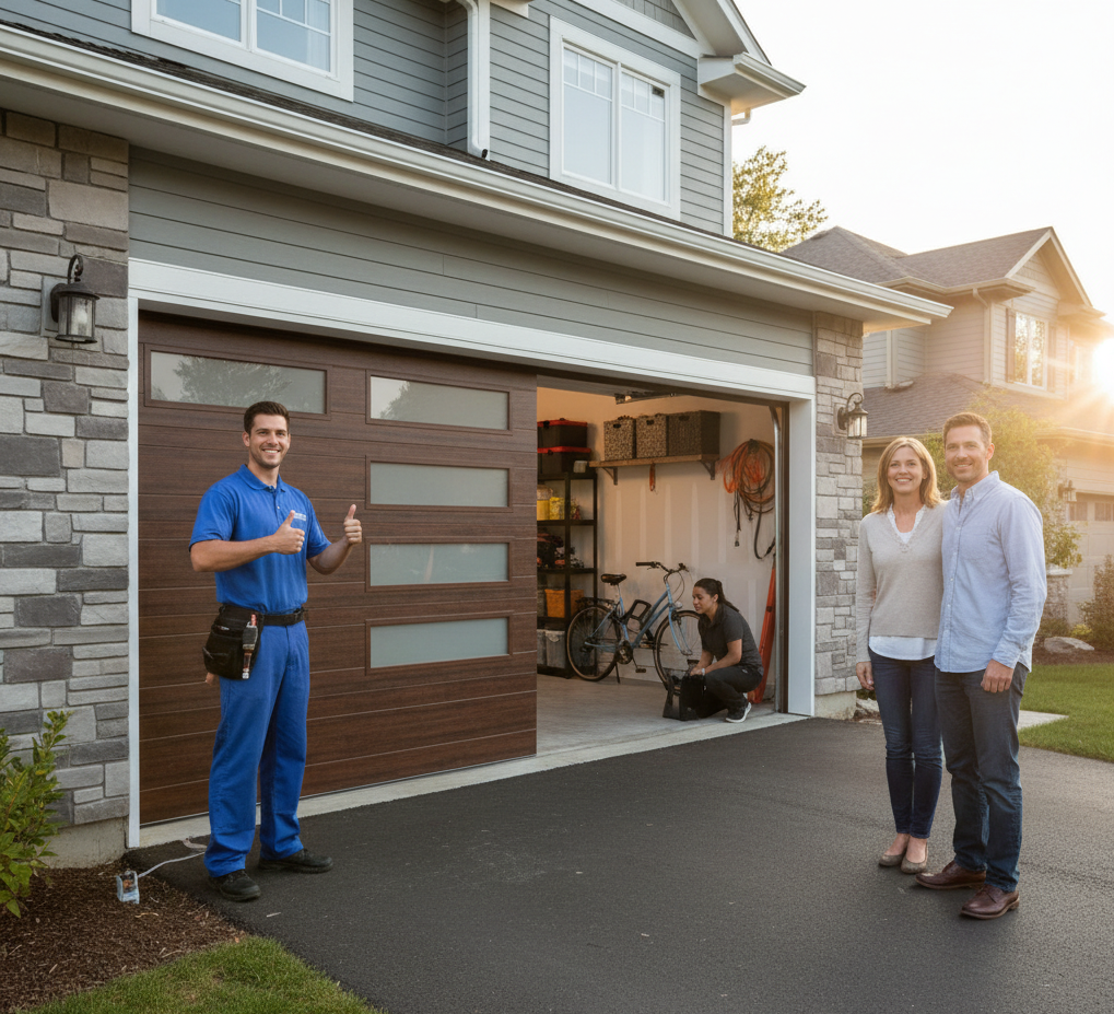Expert new garage door installation
