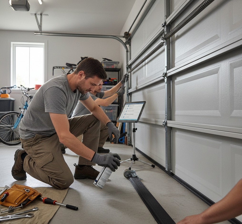 Technician Arriving in Branded Van for Rapid Emergency Service