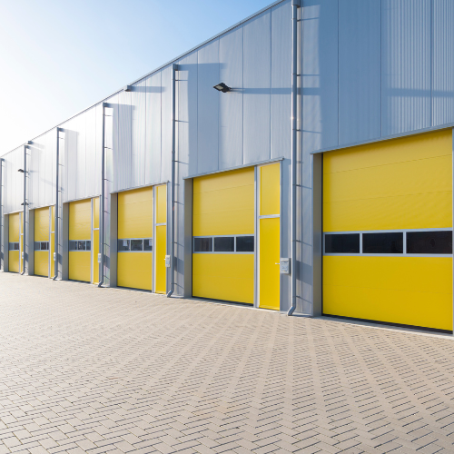 Heavy-Duty Industrial Garage Door for Commercial Use